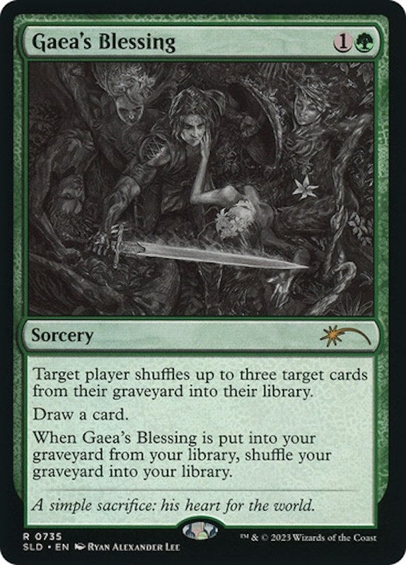Image for Gaea's Blessing (Sketch Showcase) (735) - Magic: The Gathering