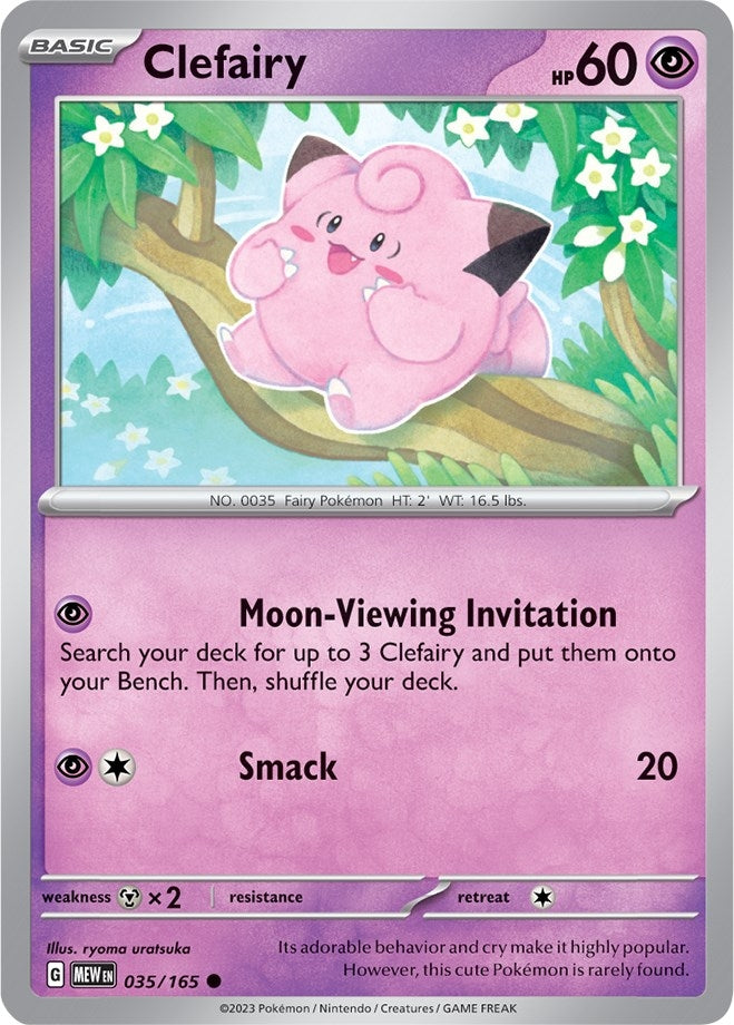 Image for Clefairy (035/165) (MEW) - Pokemon