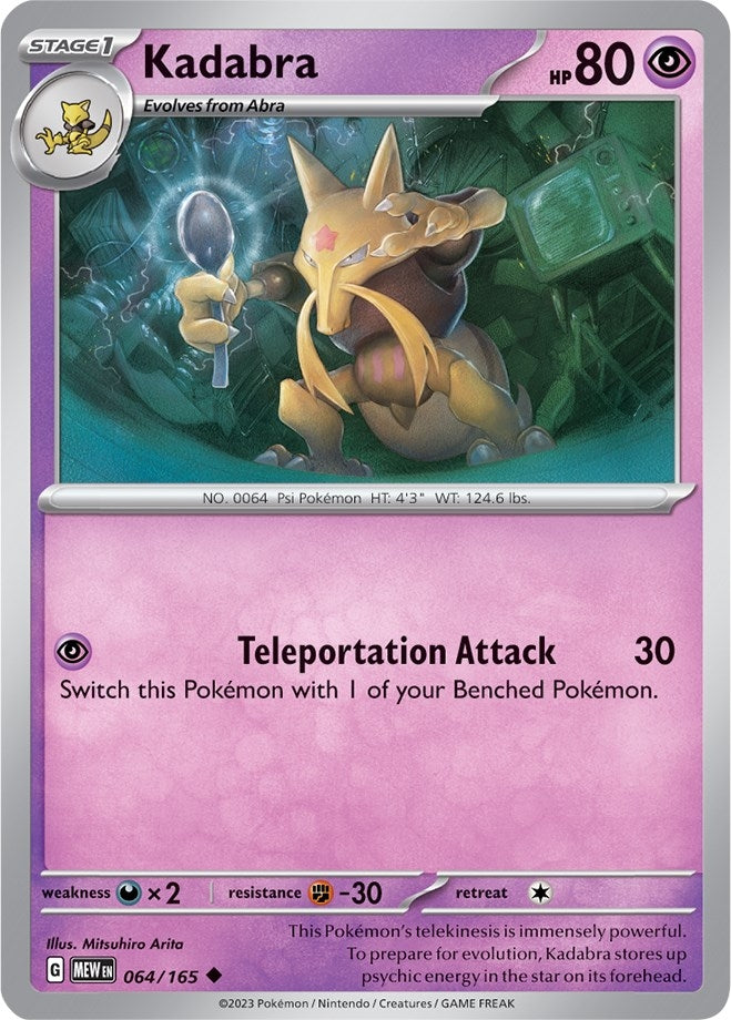 Image for Kadabra (064/165) (MEW) - Pokemon