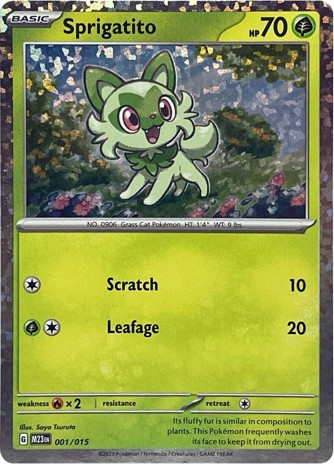 Image for Sprigatito (001/015) (M23) - Pokemon