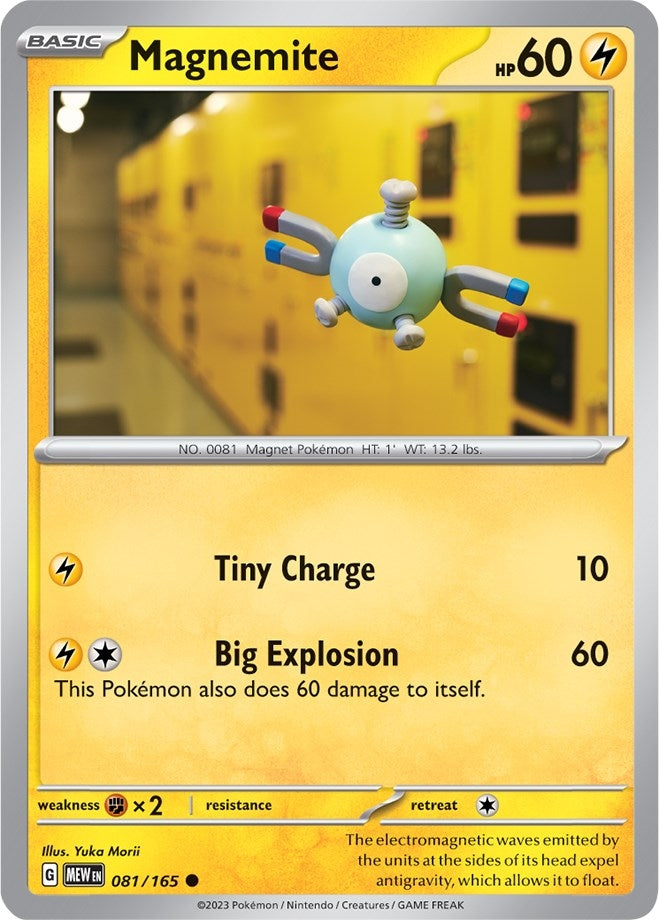 Image for Magnemite (081/165) (MEW) - Pokemon