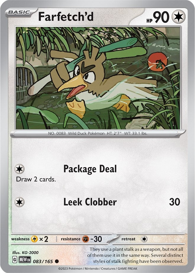 Image for Farfetch'd (083/165) (MEW) - Pokemon
