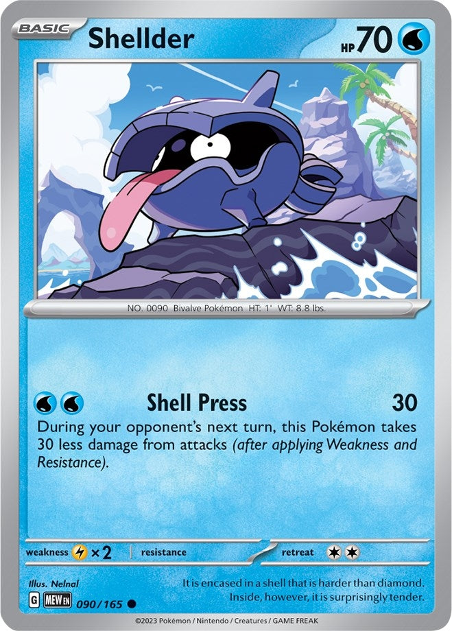 Image for Shellder (090/165) (MEW) - Pokemon