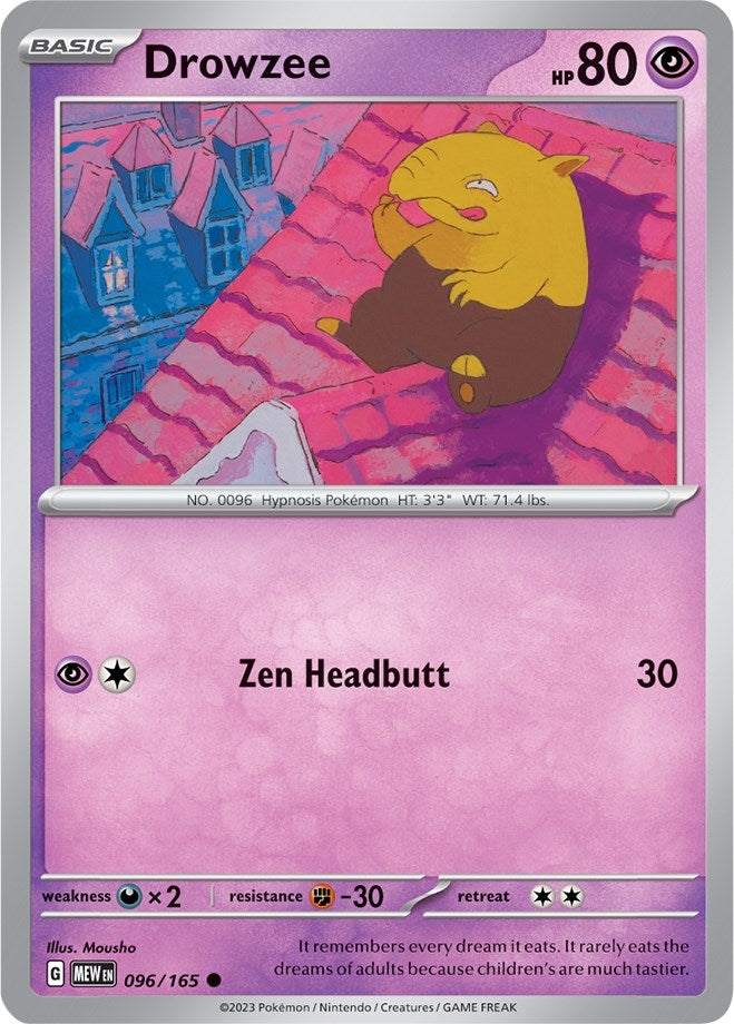 Image for Drowzee (096/165) (MEW) - Pokemon