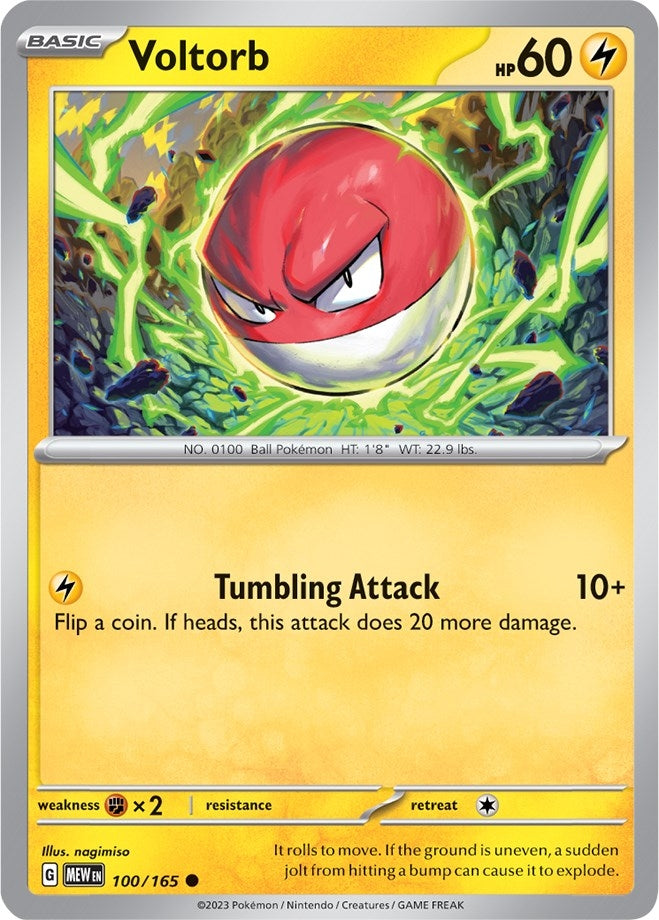 Image for Voltorb (100/165) (MEW) - Pokemon