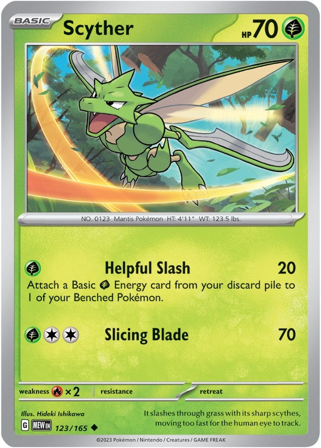Image for Scyther (123/165) (MEW) - Pokemon