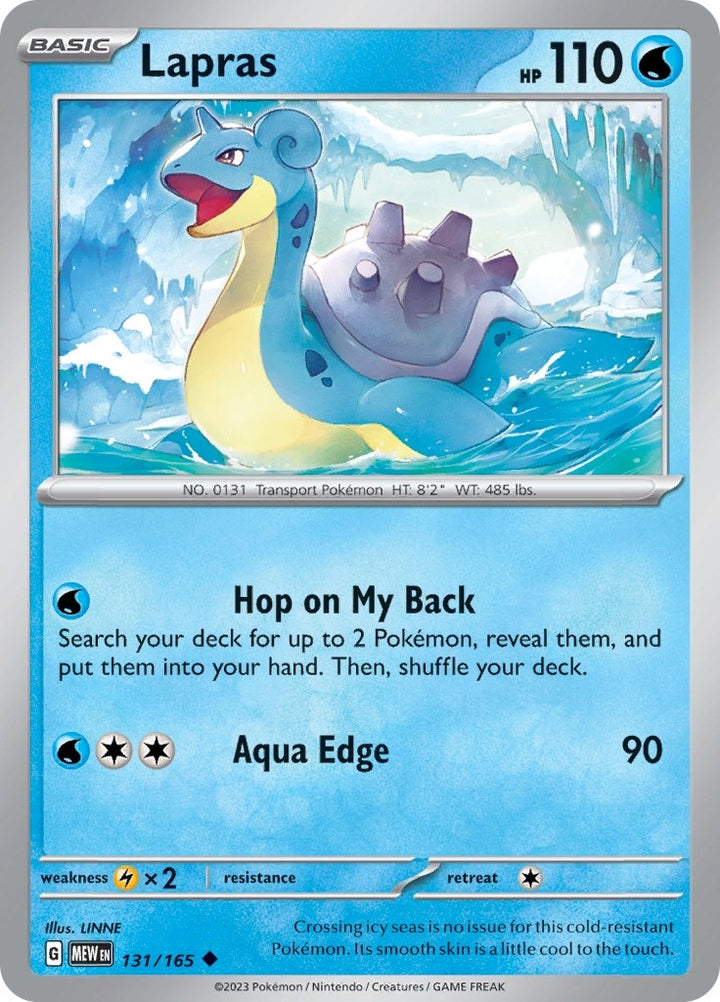 Image for Lapras (131/165) (MEW) - Pokemon