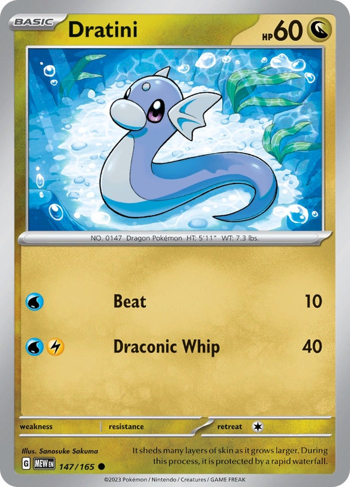 Image for Dratini (147/165) (MEW) - Pokemon