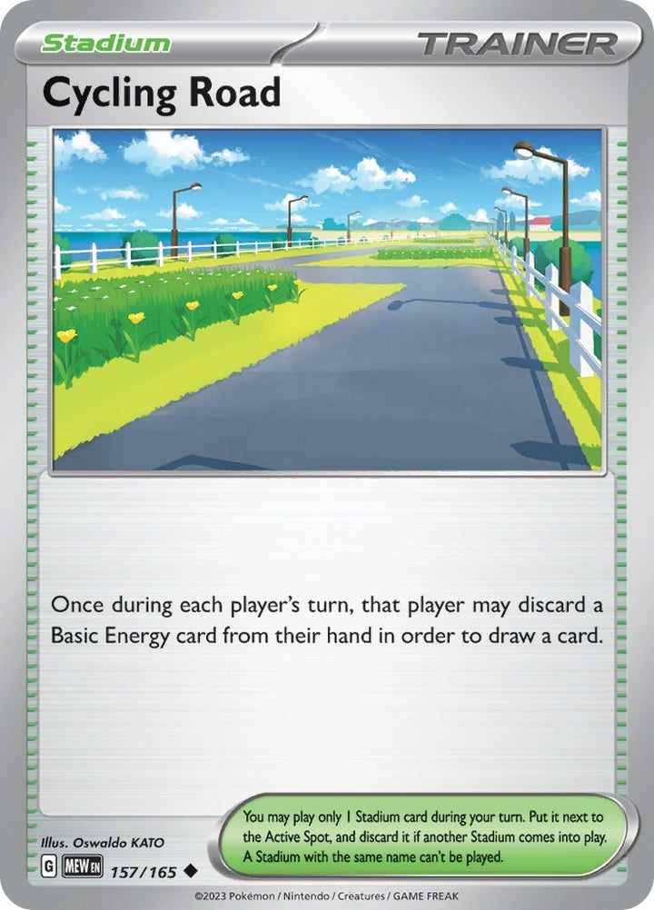Image for Cycling Road (157/165) (MEW) - Pokemon