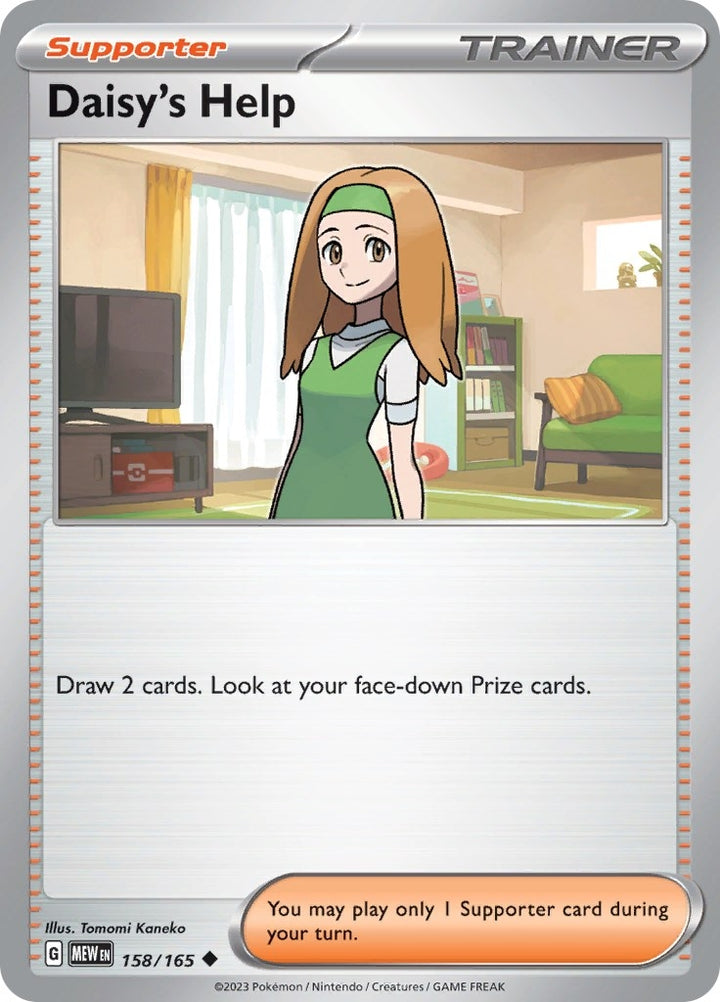 Image for Daisy's Help (158/165) (MEW) - Pokemon