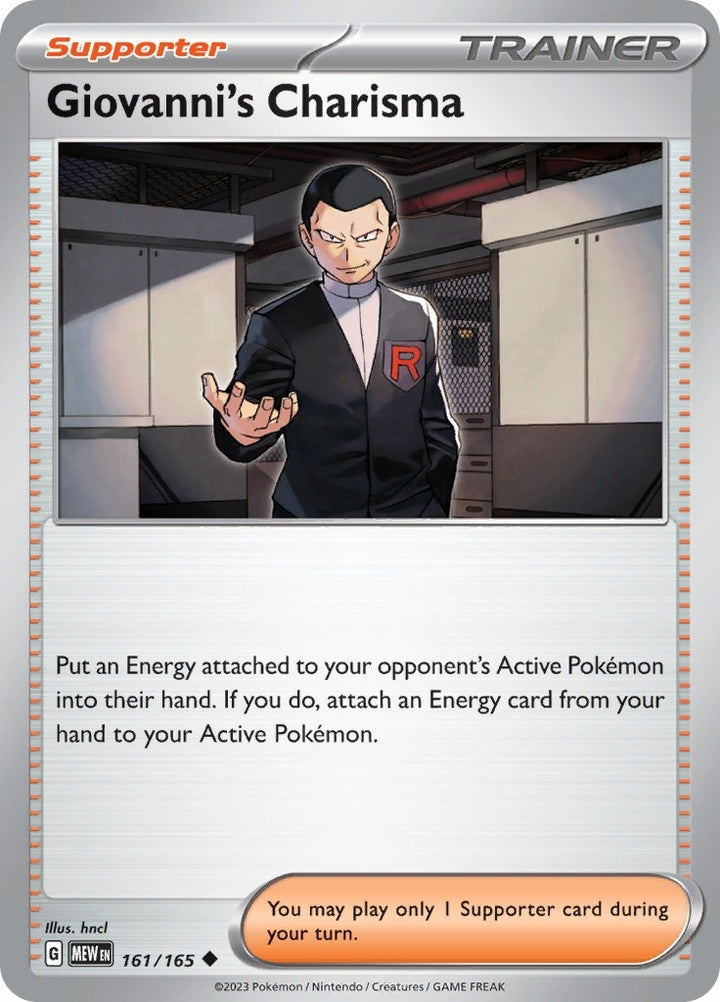 Image for Giovanni's Charisma (161/165) (MEW) - Pokemon