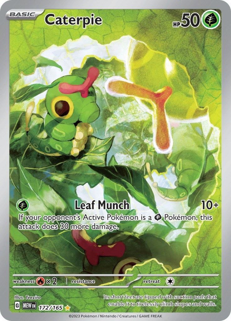 Image for Caterpie (172/165) (MEW) - Pokemon