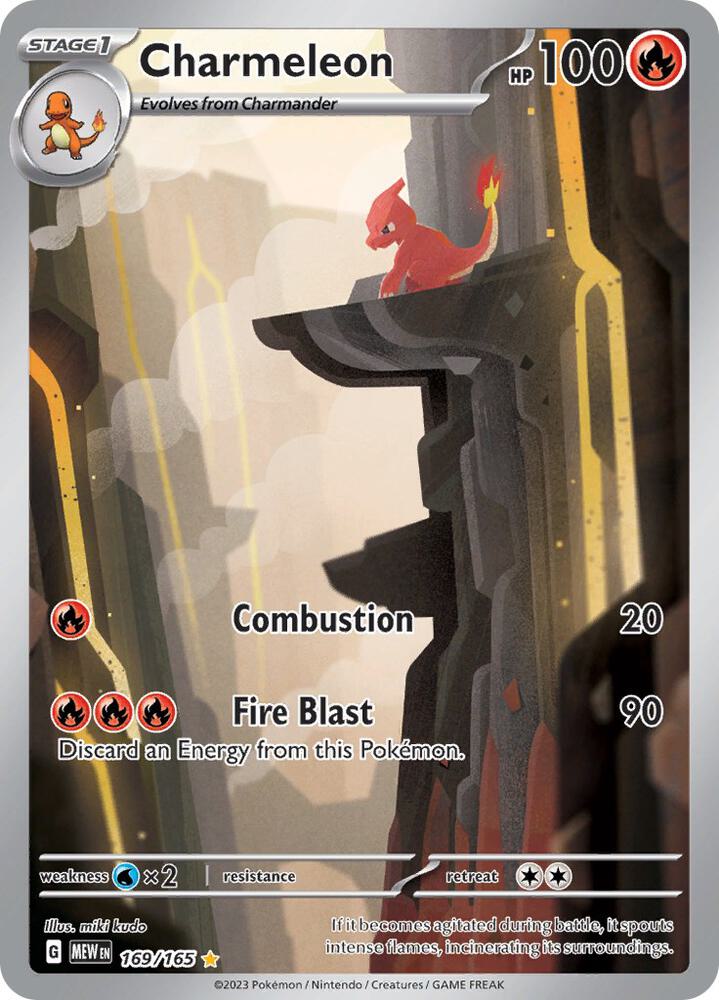Image for Charmeleon (169/165) (MEW) - Pokemon