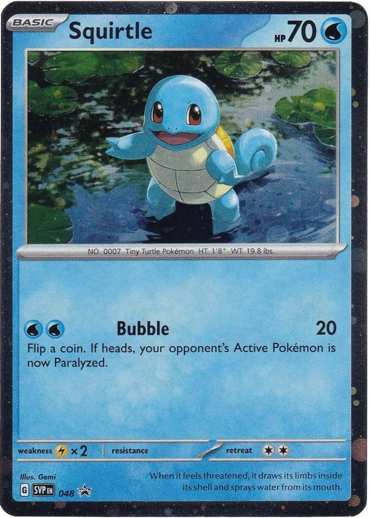 Image for Squirtle - 048 (Cosmos Holo) (048) (SVP) - Pokemon