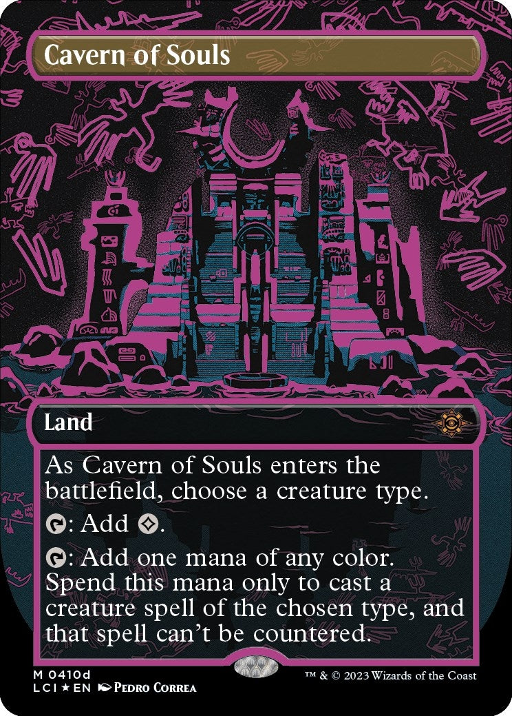 Image for Cavern of Souls (0410d) (Borderless) (410d) - Magic: The Gathering