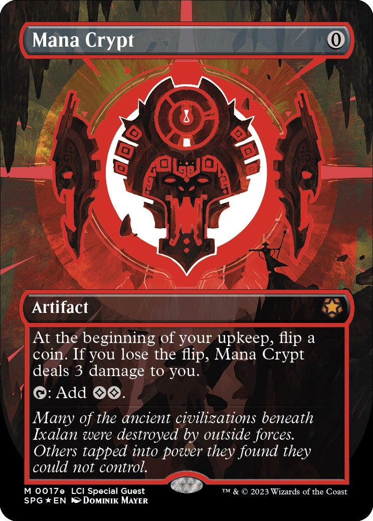 Image for Mana Crypt (0017e) (Borderless) (17e) - Magic: The Gathering
