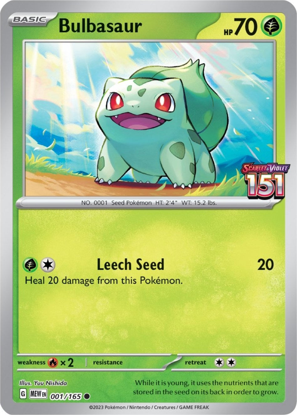 Image for Bulbasaur - 001/165 (Best Buy Exclusive) (001/165) (MCAP) - Pokemon