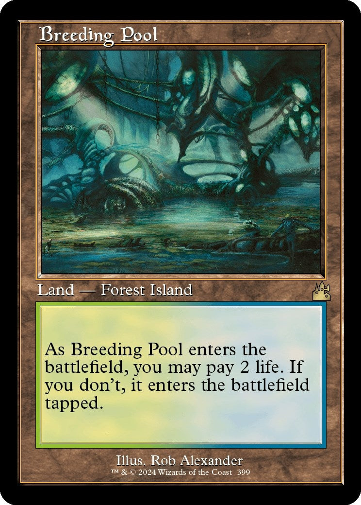 Image for Breeding Pool (Retro Frame) (399) (RVR) - Magic: The Gathering