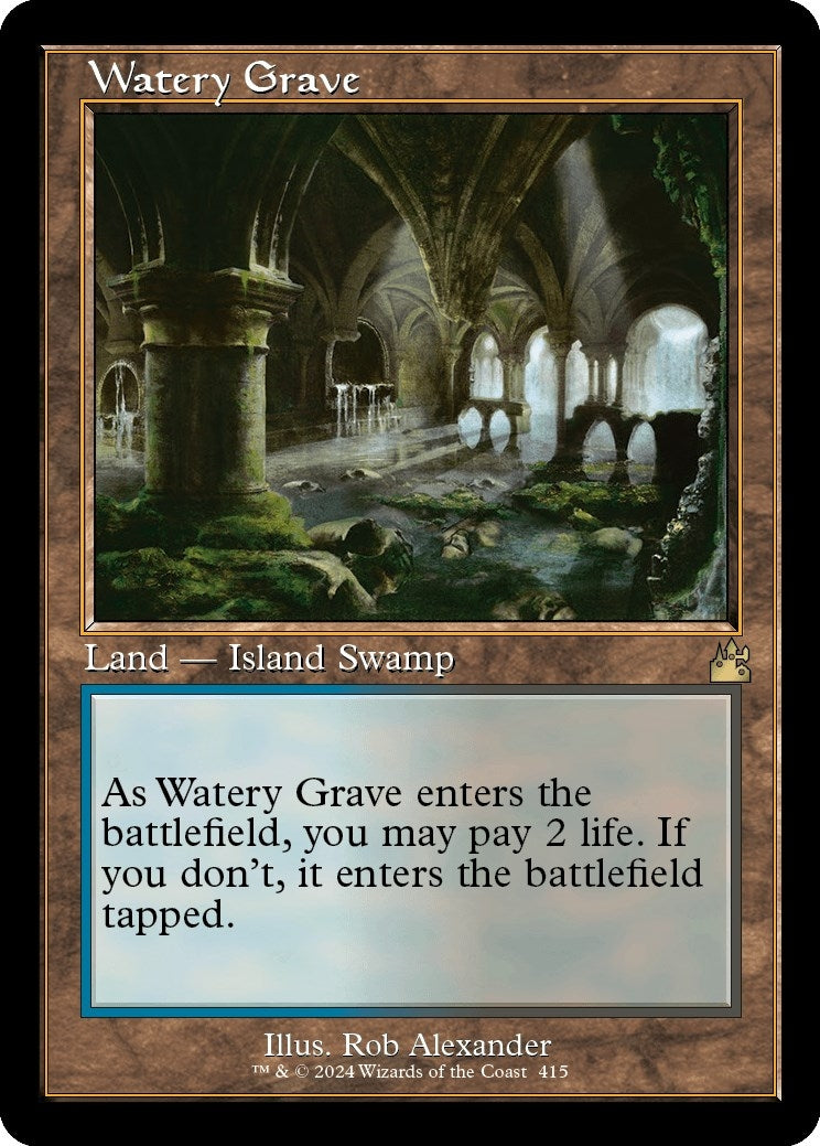 Image for Watery Grave (Retro Frame) (415) - Magic: The Gathering