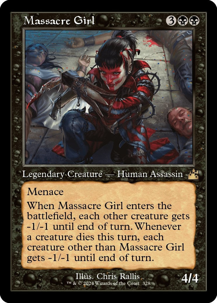 Image for Massacre Girl (Retro Frame) (328) - Magic: The Gathering