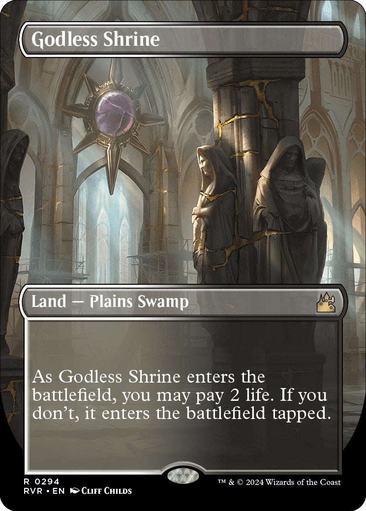 Image for Godless Shrine (Borderless) (294) - Magic: The Gathering