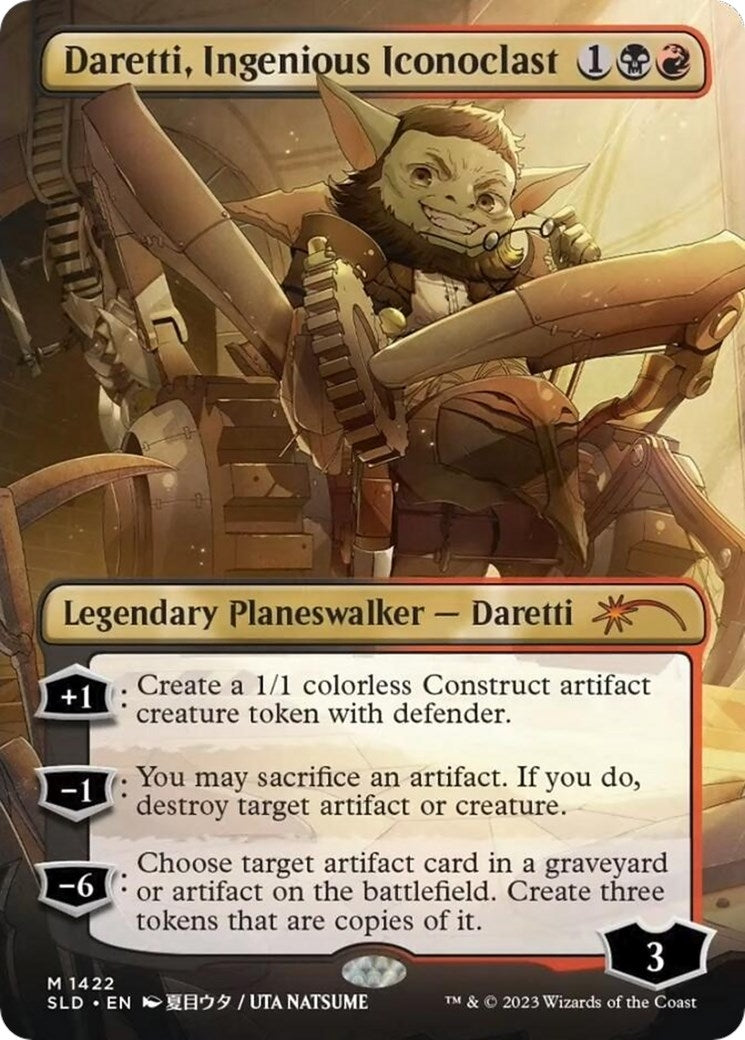 Image for Daretti, Ingenious Iconoclast (Rainbow Foil) (1422) (SLD) - Magic: The Gathering