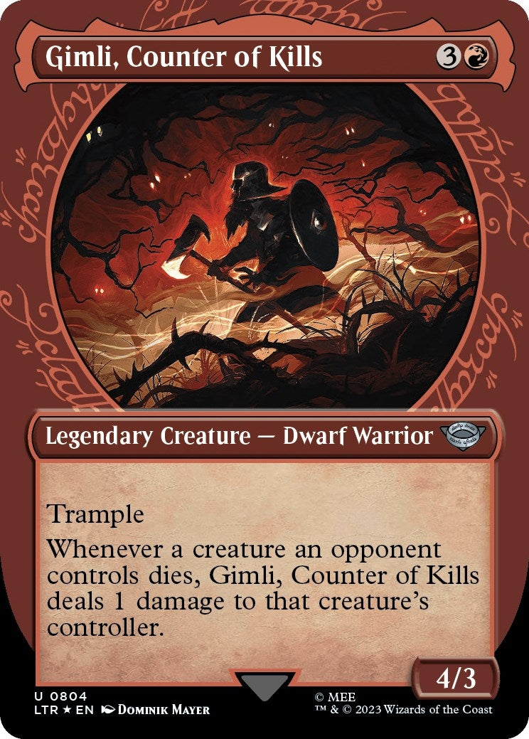 Image for Gimli, Counter of Kills (Showcase) (Surge Foil) (804) - Magic: The Gathering