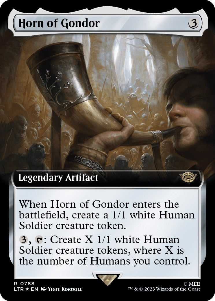 Image for Horn of Gondor (Extended Art) (Surge Foil) (788) - Magic: The Gathering
