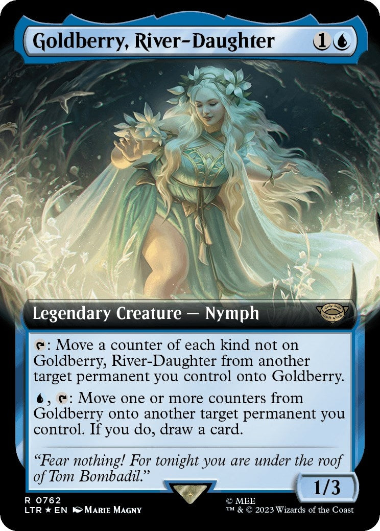 Image for Goldberry, River-Daughter (Extended Art) (Surge Foil) (762) - Magic: The Gathering