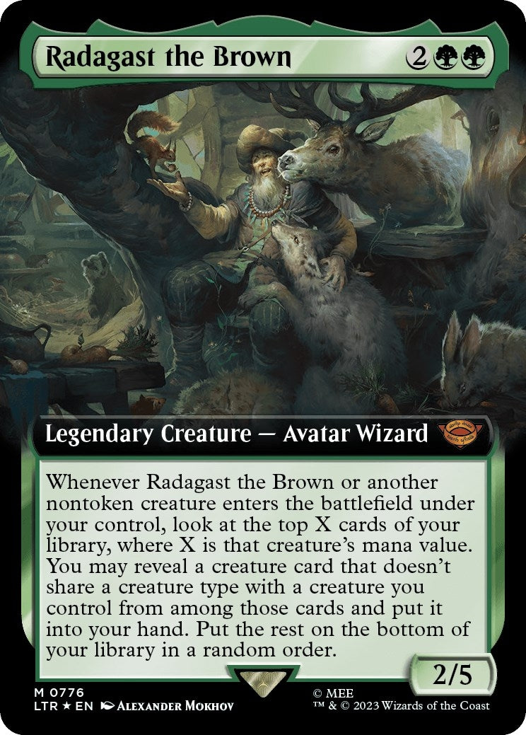 Image for Radagast the Brown (Extended Art) (Surge Foil) (776) - Magic: The Gathering