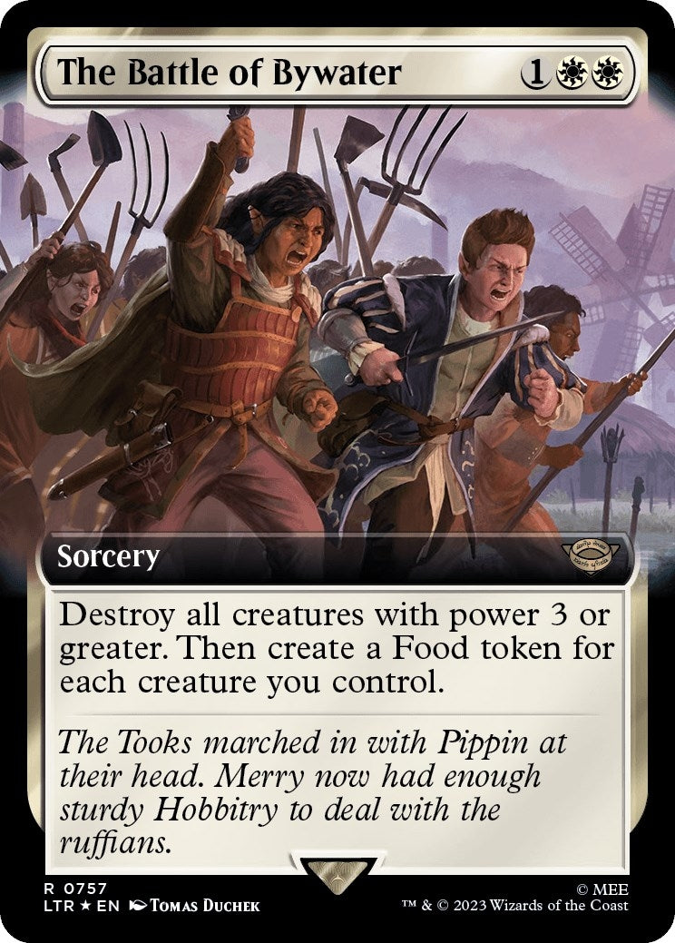 Image for The Battle of Bywater (Extended Art) (Surge Foil) (757) - Magic: The Gathering
