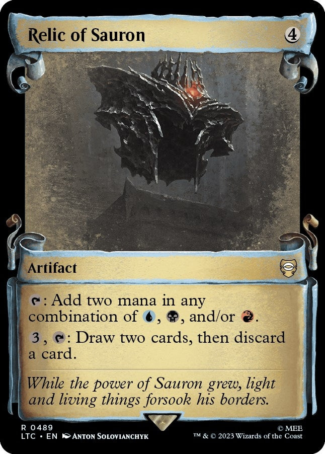Image for Relic of Sauron (Showcase Scrolls) (489) - Magic: The Gathering