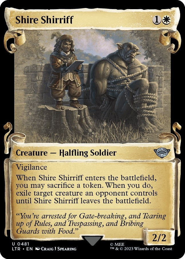 Image for Shire Shirriff (Showcase Scrolls) (481) (LTR) - Magic: The Gathering