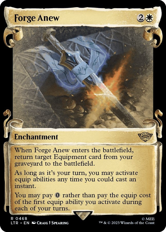 Image for Forge Anew (Showcase Scrolls) (468) - Magic: The Gathering
