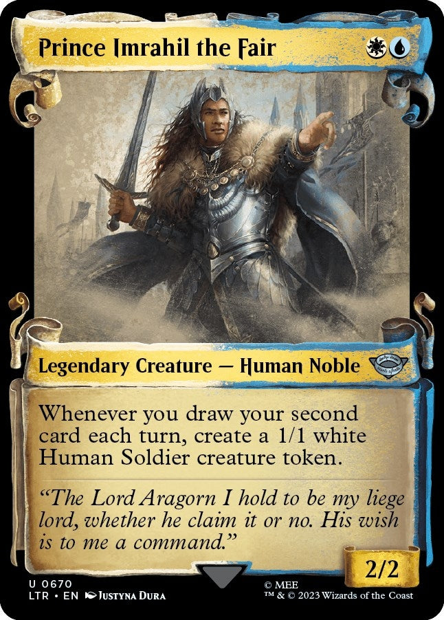 Image for Prince Imrahil the Fair (Showcase Scrolls) (670) - Magic: The Gathering