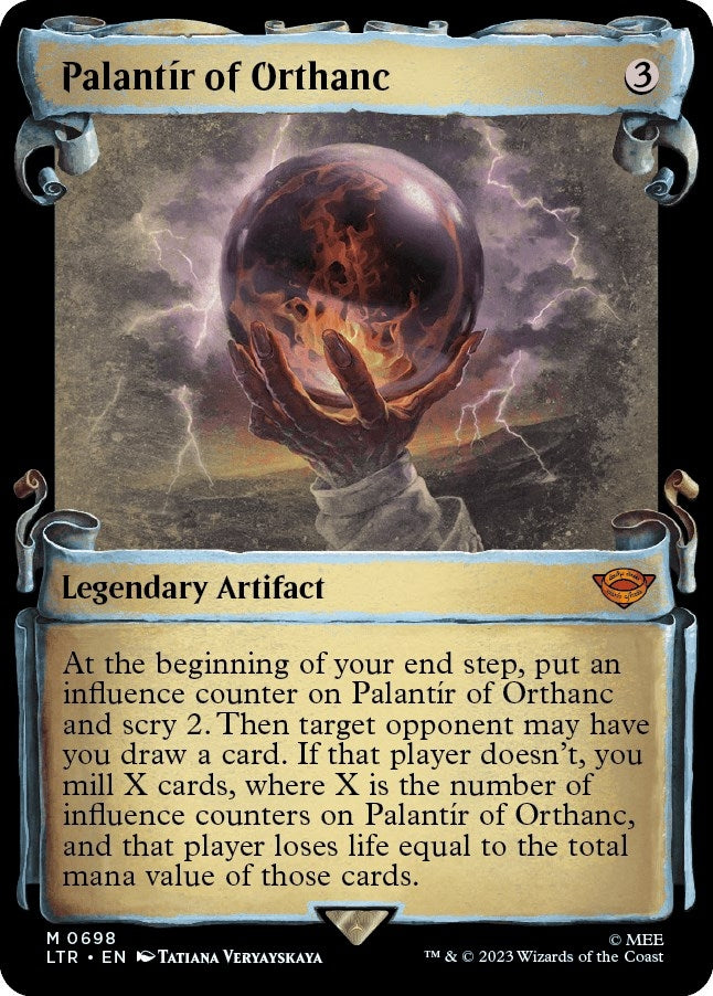 Image for Palantir of Orthanc (Showcase Scrolls) (698) - Magic: The Gathering