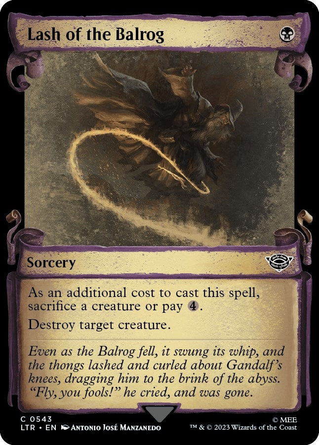 Image for Lash of the Balrog (Showcase Scrolls) (543) - Magic: The Gathering