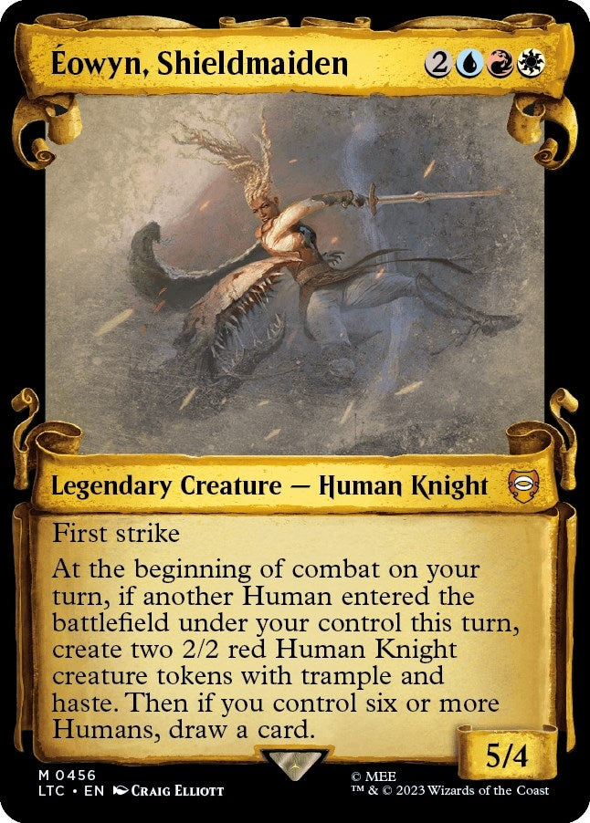 Image for Eowyn, Shieldmaiden (Showcase Scrolls) (456) - Magic: The Gathering