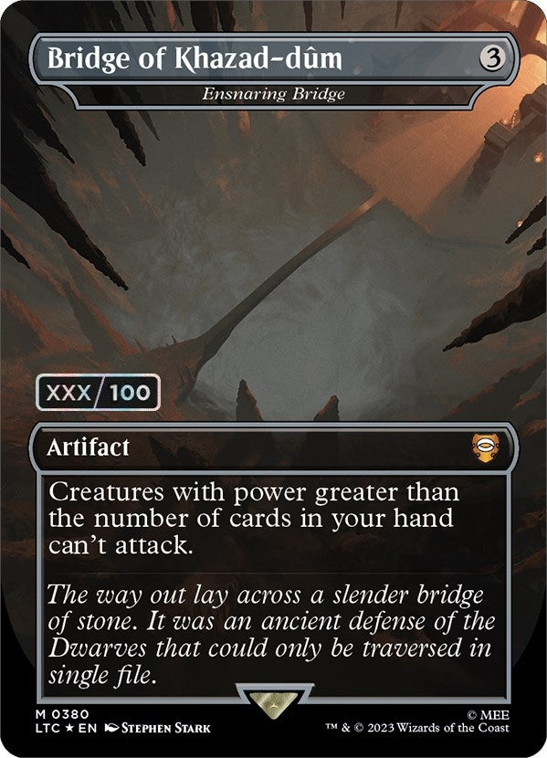 Image for Bridge of Khazad-dum - Ensnaring Bridge (Serial Numbered) (380) - Magic: The Gathering