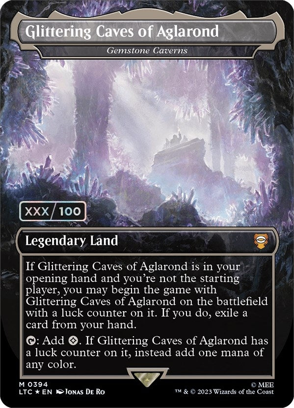 Image for Glittering Caves of Aglarond - Gemstone Caverns (Serial Numbered) (394) - Magic: The Gathering