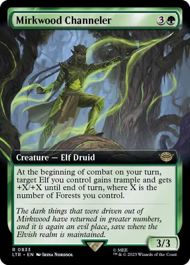 Image for Mirkwood Channeler (Extended Art) (833) - Magic: The Gathering