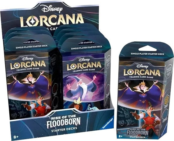 Image for Disney Lorcana: Rise of the Floodborn Starter Deck Display - Disney Lorcana