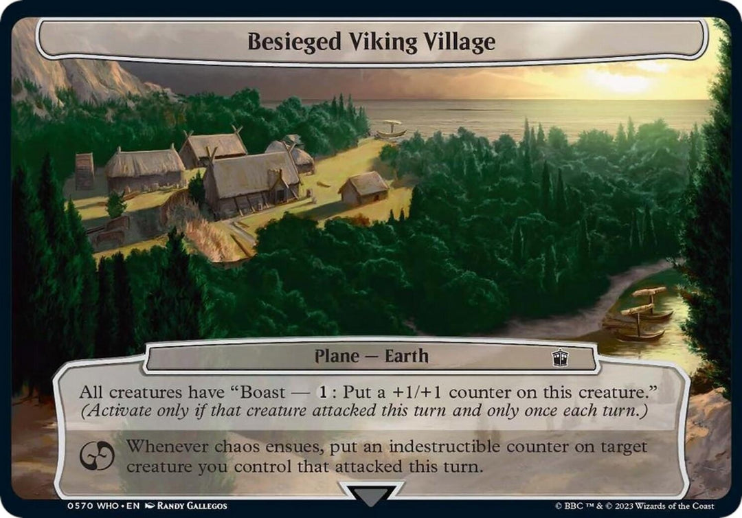 Image for Besieged Viking Village (570) - Magic: The Gathering