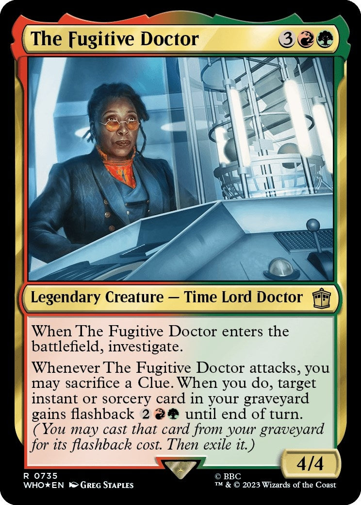 Image for The Fugitive Doctor (Surge Foil) (735) - Magic: The Gathering