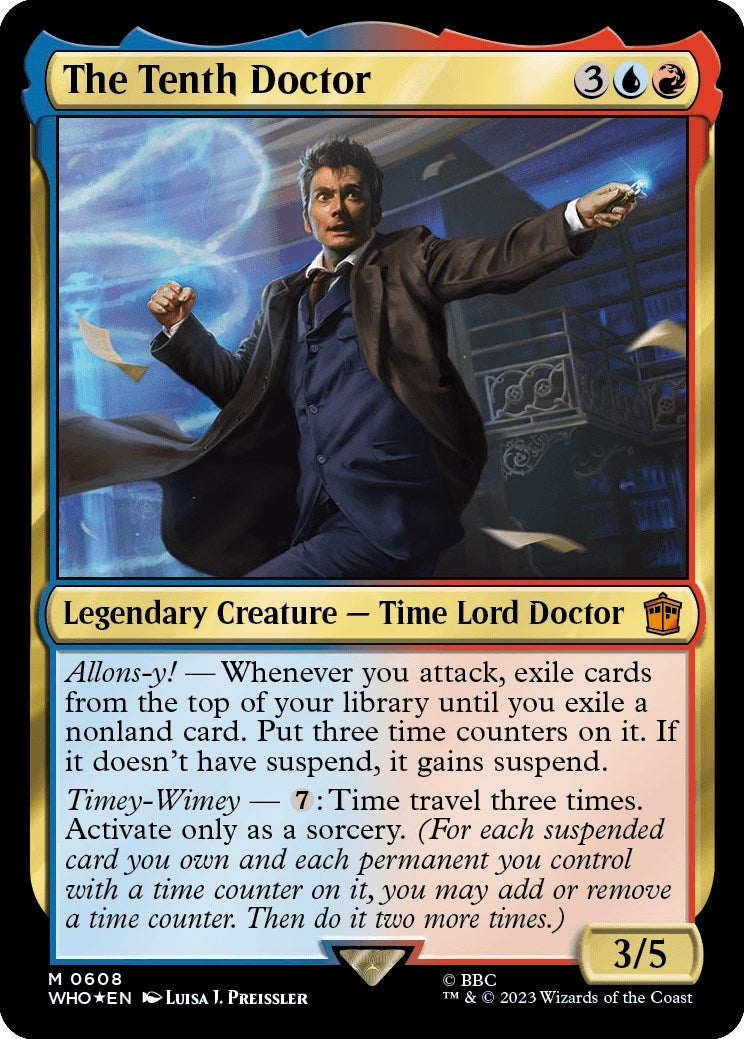 Image for The Tenth Doctor (Surge Foil) (608) - Magic: The Gathering