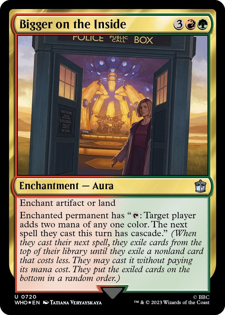 Image for Bigger on the Inside (Surge Foil) (720) - Magic: The Gathering