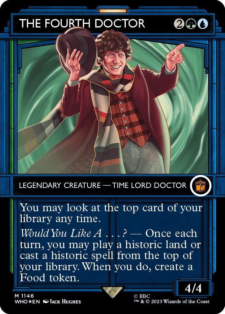 Image for The Fourth Doctor (Showcase) (Surge Foil) (1146) - Magic: The Gathering