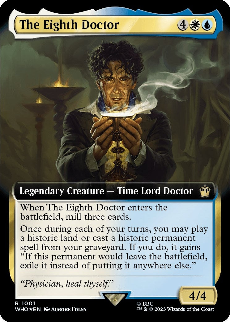 Image for The Eighth Doctor (Extended Art) (Surge Foil) (1001) - Magic: The Gathering