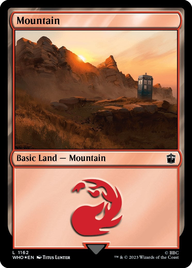 Image for Mountain (1162) (Surge Foil) (1162) - Magic: The Gathering