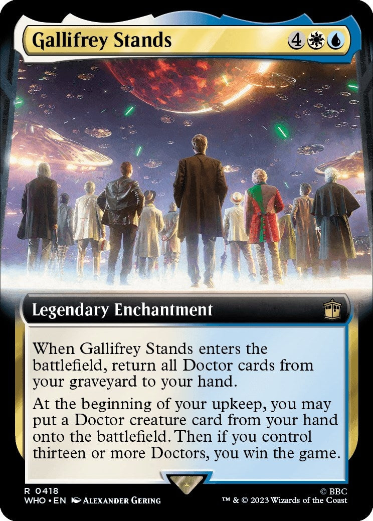 Image for Gallifrey Stands (Extended Art) (418) - Magic: The Gathering
